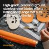 imageFiskars RazorEdge Fabric Scissors  9quot Heavy Duty Fabric Shears with Ergonomic Handle  OrangeTitanium