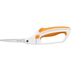 imageFiskars RazorEdge Fabric Scissors  9quot Heavy Duty Fabric Shears with Ergonomic Handle  OrangeStainless Steel