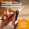 imageFiskars Pet Detailing Scissors Dog ampamp Cat Grooming Scissors Rounded Tips ampamp SoftGrip Handle for Delicate Areas 55 OrangeBlack