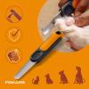 imageFiskars Pet Nail File Cat and Dog Nail File Contoured Shape ampamp SoftGrip Handle for Smooth Finishing 725 OrangeBlack