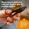 imageFiskars Pet Small Pet Nail Clippers Cat and Dog Nail Clippers Precision Stainless Steel Blades ampamp SoftGrip Handle 425 OrangeBlack