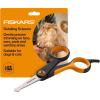 imageFiskars Pet Detailing Scissors Dog ampamp Cat Grooming Scissors Rounded Tips ampamp SoftGrip Handle for Delicate Areas 55 OrangeBlack