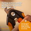 imageFiskars Pet Large Nail Clippers Cat and Dog Nail Clippers SemiCircular Blade ampamp SoftGrip Handle with Safety Lock 575 OrangeBlack