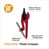 imageFiskars Plastic Safety Point Compass Ages 8  Draw Perfect Circles up to 12in with Locking Mechanism  Includes Pencil  Color May Vary