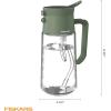 imageFiskars Mist ampamp Pour Carafe 2in1 Plant Mister and Watering Carafe Premium Glass ThumbActuated Sprayer Comfortable Handle 05L 17 oz