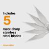 imageFiskars Standard Blades for Precise Starts and Slicing Lightweight Materials 360 Swivel Blade for Curves and Tight Patterns No11 5 Pack11 Blades  5 Pack
