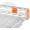 imageFiskars SureCut Portable Paper Trimmer 9 Cut Length for Cardstock and Photos Fits in 3Ring Binder for Travel 10 Sheet Cutting Capacity 9 Rail Orange