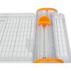 imageFiskars SureCut Portable Paper Trimmer 9 Cut Length for Cardstock and Photos Fits in 3Ring Binder for Travel 10 Sheet Cutting Capacity 9 Rail Orange