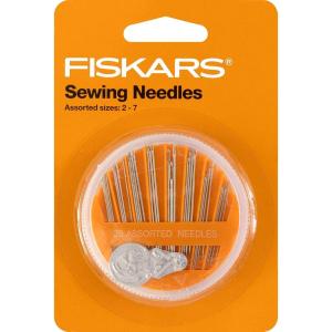imageFiskars Sewing Needle Set and Needle Threader  30 Assorted Needles with a Convenient and Safe Storage Container