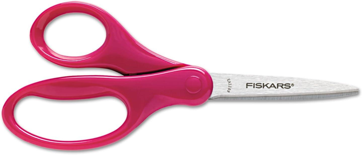 imageFiskars 7 Student Scissors for Kids 1214  Scissors for School or Crafting  Back to School Supplies  Color May Vary
