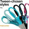imageFiskars 7 SoftGrip Student Glitter Scissors 1Pack for Kids Ages 1214 Scissors for School or Crafting Back to School Supplies Color May Vary