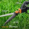 imageFiskars Garden Swivel Grass Shears Rotating Blades for Precise Lawn Edging SpringAction Handle 5 BlackOrange