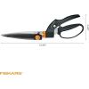 imageFiskars Garden Swivel Grass Shears Rotating Blades for Precise Lawn Edging SpringAction Handle 5 BlackOrange