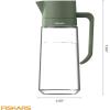imageFiskars Glass Watering Carafe for Indoor Plants  EasyFill Top Houseplant Watering Can DripFree Narrow Spout Small Plant Watering Pitcher 05L17 oz