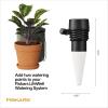 imageFiskars LifeWell Watering Cone Set 2Pack AddOn for LifeWell Watering System Ceramic Cones with 33 Hose