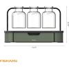 imageFiskars Plant Propagation Station  MultiFlute Glass Propagation Stand with Metal Base Ideal for Rooting Multiple Plant Cuttings and Hydroponic Decor