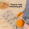 imageFiskars Square Sewing Ruler Set 65 in x 65 in 125 in x 125 in 2 Pieces3 x 18