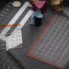 imageFiskars Square Sewing Ruler Set 65 in x 65 in 125 in x 125 in 2 Pieces65 Sq  125 Sq