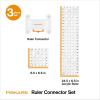 imageFiskars Square Sewing Ruler Set 65 in x 65 in 125 in x 125 in 2 Pieces65 x 65 and 65 x 245