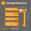 imageFiskars X13 Ultralight Axe 13 Improved Blade Design Perfect for Camping amp Backpacking Balanced Forged Steel Blade ShockAbsorbing Lightweight FiberComp Handle Orange