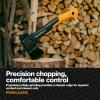 imageFiskars X14 Universal Axe 14 Small Hatchet Kindling amp Yard Work DoubleHardened Forged Steel Ergonomic Curved Handle Large Textured Grip ShockAbsorbing Lightweight FiberComp