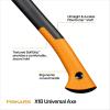 imageFiskars X18 Universal Axe 18 Advanced Blade Design Ergonomic Curved Handle Camping Hatchet Kindling Splitter DoubleHardened Forged Steel ShockAbsorbing Lightweight FiberComp