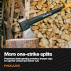 imageFiskars X28 Splitting Axe 28 Advanced Blade Design Splitting Wedge Medium Logs 812 Forged Steel RustResistant ShockAbsorbing Lightweight FiberComp