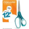 imageFiskars 7 SoftGrip Student Glitter Scissors 1Pack for Kids Ages 1214 Scissors for School or Crafting Back to School Supplies Color May Vary