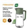 imageFiskars Glass Watering Carafe for Indoor Plants  EasyFill Top Houseplant Watering Can DripFree Narrow Spout Small Plant Watering Pitcher 05L17 oz