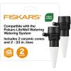 imageFiskars LifeWell Watering Cone Set 2Pack AddOn for LifeWell Watering System Ceramic Cones with 33 Hose
