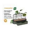 imageFiskars Plant Propagation Station  MultiFlute Glass Propagation Stand with Metal Base Ideal for Rooting Multiple Plant Cuttings and Hydroponic Decor