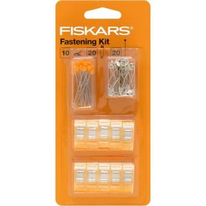 imageFiskars Fastening 50 Piece Sewing Kit ClearOrange