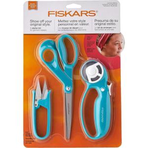 imageFiskars Garment Making Starter Kit 3pc Turquoise 3 Count