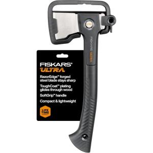 imageFiskars Ultra Universal Axe U14 Sharper amp Stronger DoubleHardened Steel Blade for Chopping and Kindling 14 Inch