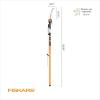 imageFiskars 713 ft Extendable Tree Pruner Telescoping Pole Pruner with 2 Cutting Modes for Fast amp Powerful Cuts Long Reach Tree Trimmer for High Branches amp Tall Trees Rotating Head Garden amp Yard Care716 ft Chain Drive Saw  Pruner