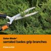 imageFiskars DualAction Hedge Shears 2in1 Fast Trimming amp PowerCut Hedge Trimmer PrecisionGround Steel Blades for Clean Cuts ShockAbsorbing Bumpers amp SoftGrip Handles for Comfort2533 PowerLever