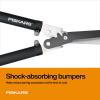 imageFiskars DualAction Hedge Shears 2in1 Fast Trimming amp PowerCut Hedge Trimmer PrecisionGround Steel Blades for Clean Cuts ShockAbsorbing Bumpers amp SoftGrip Handles for ComfortPowerGear 23 in