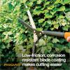 imageFiskars DualAction Hedge Shears 2in1 Fast Trimming amp PowerCut Hedge Trimmer PrecisionGround Steel Blades for Clean Cuts ShockAbsorbing Bumpers amp SoftGrip Handles for ComfortPowerGear 23 in