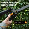 imageFiskars DualAction Hedge Shears 2in1 Fast Trimming amp PowerCut Hedge Trimmer PrecisionGround Steel Blades for Clean Cuts ShockAbsorbing Bumpers amp SoftGrip Handles for Comfort25 2in1