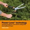 imageFiskars DualAction Hedge Shears 2in1 Fast Trimming amp PowerCut Hedge Trimmer PrecisionGround Steel Blades for Clean Cuts ShockAbsorbing Bumpers amp SoftGrip Handles for Comfort23 PowerLever