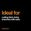 imageFiskars DualAction Lopper 2in1 Lopper with Dual Cutting Modes S Mode for Precise Snips for Stems L Mode for Power Through Branches Low Friction Steel Blade 2 Cutting Capacity28 Standard Bypass