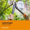 imageFiskars DualAction Lopper 2in1 Lopper with Dual Cutting Modes S Mode for Precise Snips for Stems L Mode for Power Through Branches Low Friction Steel Blade 2 Cutting CapacitySuper PrunerLopper 15