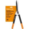 imageFiskars DualAction Hedge Shears 2in1 Fast Trimming amp PowerCut Hedge Trimmer PrecisionGround Steel Blades for Clean Cuts ShockAbsorbing Bumpers amp SoftGrip Handles for ComfortPowerGear 23 in