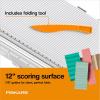 imageFiskars 12 Trim amp Score Board TripleTrack System Integrated Scoring Surface Folding Design for Crafting and TravelTrim  Score
